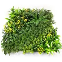 Kunstblume Pflanzenwand Vivagreen, Bringt modernen, grünen Touch, Kubus, Leicht erweiterbar und anpassbar