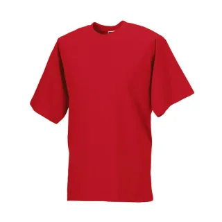 Russell Herren Organik T-Shirt Kurzarm (Rot)