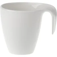 Villeroy & Boch Becher Flow Becher mit Henkel 0,34 l, Premium Porcelain