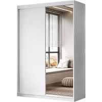 Lookway Kleiderschrank CAMARO II 150 cm mit Spiegel Schiebetürenschrank