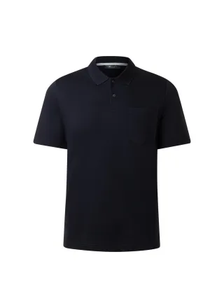 MAERZ Muenchen - Poloshirt, Knopf 1/2 Arm Navy - Gr. - 54