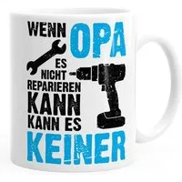 MoonWorks Tasse Wenn Opa es nicht reparieren kann kann es keiner Kaffee-Tasse MoonWorks®, Keramik