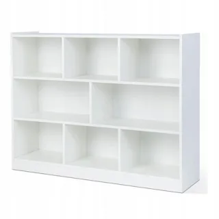 Rexo Bücherregal,, Weiß, Holzwerkstoff, 100x104x30 cm, Wohnzimmer, Regale, Bücherregale