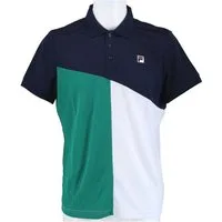 Fila Poloshirt Erol (rec. Polyester) navyblau/grün/weiss Herren