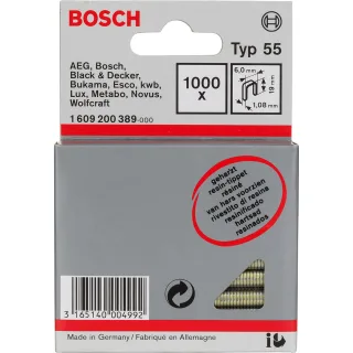 Bosch Schmalrückenklammer Typ 55, geharzt, 6 x 1,08 - 1609200389