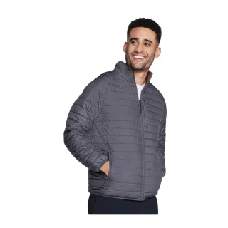 Skechers - "Go Shield Altitude" Steppjacke für Herren (Schwarz/Holzkohle)