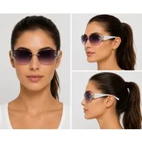 DanCarol Sonnenbrille DC-351-C1-Modische- Sonnenbrille für Damen stilvollem Schmetterling