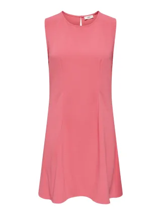 JDY - JDYAYA S/L FITTED DRESS WVN DIA Calypso Coral - Gr. - L