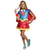 Rubie´s Kostüm Girls Supergirl - Karneval Faschingskostüm Kinder, Schickes Kostüm der Superheldin aus der Animationsserie
