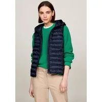 Tommy Hilfiger Steppweste LW PADDED GLOBAL STRIPE VEST (Global Serie TH WOMEN) abnehmbare Kapuze, Übergangsweste