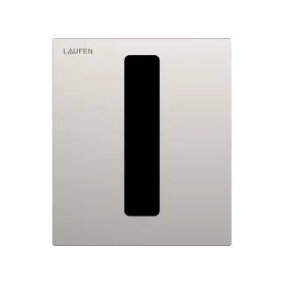 LAUFEN INEO E-AU 105 Betätigungsplatte Urinal Edelstahl gebürstet Taste schwarz, H9091059280001 H9091059280001