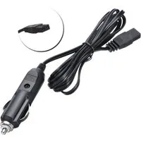 Bolwins A78 DC Stromkabel Zigarettenanzünder 12V/24V 2Pin für Auto-Kühlschrank Autoladekabel, Zigarettenanzünder, 2Pin (200 cm), Ideal für Kühlboxen und andere 12V Geräte, Kabellänge von 2m