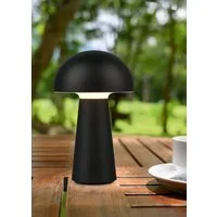 Reality Leuchten LED Außen-Tischleuchte Lennon, Dimmfunktion, LED fest integriert, Warmweiß, LED Outdoor Tischlampe,4-fach Touchdimmer, Ladefunktion per USB-C,IP44