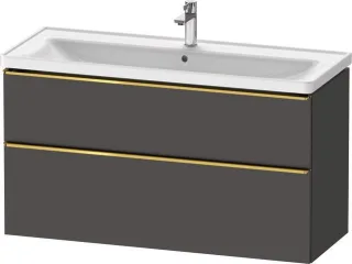 Duravit D-Neo Waschtischunterbau wandhängend Graphit Matt 1184x452x625 mm - DE4391034490000 DE4391034490000