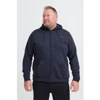 Blend Kapuzensweatjacke mit Reißverschluss, aus Baumwolle und Polyester, Regular Fit