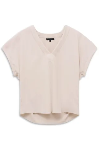 bugatti - Damenbluse ohne Arm beige - Gr. - 36
