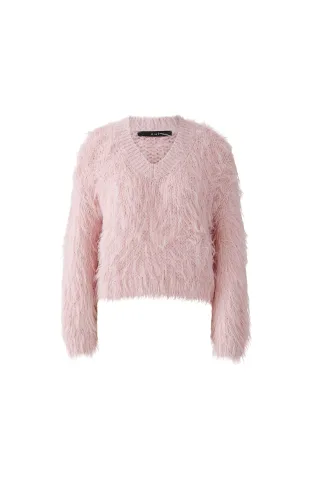 Oui - Pullover bleached mauve - Gr. - 42
