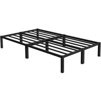 ML-DESIGN Metallbett Bettgestell Bettrahmen Stahlrahmen mit Lattenrost Metallbettrahmen, Einzelbett Paris Einzelbettgestell Gästebett Metall leichte Montage