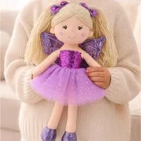Sweety-Toys Stoffpuppe Stoffpuppe Fee Prinzessin – weiche Kinderpuppe 30 cm 11766, Stoffpuppe