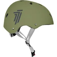 Seven Polska Kinderfahrradhelm Best 7-Brand: "Matt Olive Green", Skater, 52-56cm, ab ca. 6 Jahre