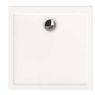 Hoesch Samar Duschwanne 4451.010 80 x 80 x 2,5 cm, weiß, ultraflach