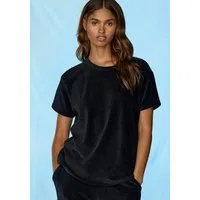Buffalo T-Shirt mit weicher Cord-Struktur