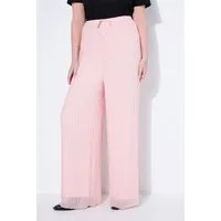 MIAMODA Schlupfhose Hose weites Bein Plissee Jerseyfutter