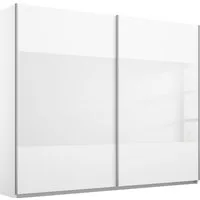 rauch Schwebetürenschrank Quadra Schlafzimmerschrank in vielen Breiten Kleiderschrank Garderobenschrank Schrank mit Glaselementen
