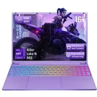 LONGEVINCE 16 Zoll Laptop – 12 GB RAM, 238 GB SSD, N95, farbbeleuchtete Tastatur Notebook (40,64 cm/16 Zoll, Intel Intel Alder Lake-N N95, 12 GB, 238 GB SSD)