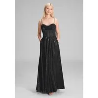 Hey Kyla Abendkleid - Schimmerndes Abendkleid mit Drapierung Taillierter Schnitt mit ausgestelltem Rockteil