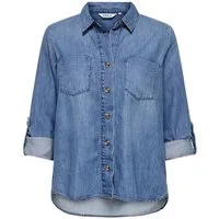 ONLY Langarmhemd ONLYASMIN DENIM (1-tlg)