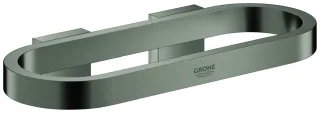 GROHE Handtuchring und Halter Selection 41035 hard graphite gebürstet, 41035AL0 41035AL0
