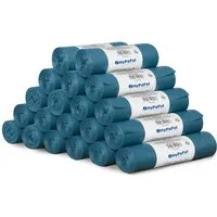 Hypafol Müllbeutel LDPE Müllsäcke blau, Typ 60, 60L, 600x800mm, 20 Rollen à 10 Stück
