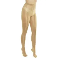 SYS Feinstrumpfhose Tanzstrumpfhose Glanz Tanzmariechen 70 DEN Stage Show Garde Ballett Be 70 DEN glänzend, ohne Höschenteil, mit Zwickel, 70 DEN