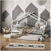 Kindermatratze, Weiß, 90 x 190 cm H2 Härtegrad, VitaliSpa®, 10 cm hoch