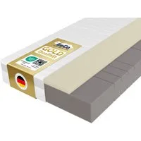 Hybridschaum-Matratze Feel Like Latex ONE KS - GOLD, Matratze 90x200 cm, 140x200 cm und mehr, Beco, 21 cm hoch, Ergonomischer Hybridschaum mit komfortabler Feel Like Latex Auflage