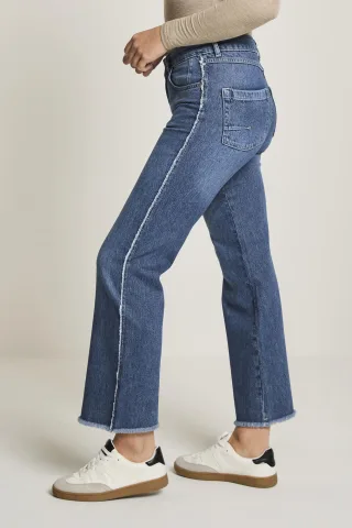 para mi - Jeans - Mila (Fringes) blau - Gr. - 29