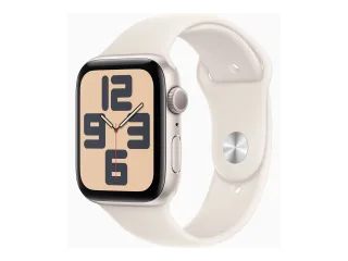 Apple Watch SE (2022) (GPS) 44mm Polarstern mit Sportarmband M/L Polarstern | mxev3qf/a |