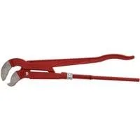 red Eck-Rohrzange, 420mm, Rohr- / Wasserpumpen-Zange rot, für Rohr-Ø bis 1.1/2", 55mm