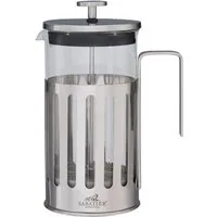 SABATIER International Kaffeebereiter, 1l Kaffeekanne, 1 L Fassungsvermögen, geeignet für ca. 8 Tassen, Edelstahlfilter