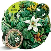 MagicHolz Puzzle Tropische Oase Mandala Holzpuzzle (2D), 199 Puzzleteile