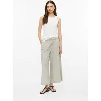 s.Oliver Culotte Hose Culotte aus Seersucker mit weitem Bein