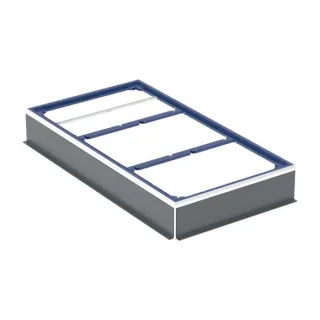 Geberit Duofix Installationsrahmen 551518001 90 x 170 cm, für Duschfläche, für 10 Füße