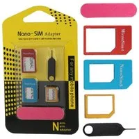 SpionProfi Sim Kartenadapter Nano Micro Kartenleser Adapter Handy Tablet Handy-Netzteile (Universell einsetzbar für alle gängigen Handy- und Tabletmodelle)