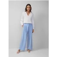 s.Oliver Chinos Hose Hose mit Wide Leg und hohem Bund