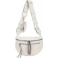 ITALYSHOP24 Bauchtasche Damen Brusttasche Crossover Umhängetasche CrossBody Bag Geldtasche (Spar-Set aus einer Tasche mit einem breitem Muster Stoffgurt/Umhängeband, 1 Tasche + 1 kleine abnehmbare vielseitige Geldtasche als Geschenk), Bodybag, Handyt