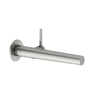 Keuco Waschtischarmatur UP Edition 400 51516, Wandm., Ausl. 243 mm, Edelstahl-finish, 51516062101 51516062101
