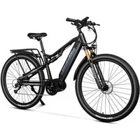 Vankel E-Bike Cityrad TX11 E-Fahrrad 720WH Damen u. Herren Pedelec, 48V 15AH 120 km, Kettenschaltung, Heckmotor, 720 Wh, (Beleuchtungsset mit Batterieladegerät, Batterieschlüssel, Werkzeug), E-MTB E-Bikes 250W Mittelmotor, 120km Reichweite, 27,5"