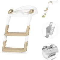 Chipolino Baby-Toilettensitz Toilettentrainer Kiddy, 65 cm, Toilettensitz höhenverstellbar Griffe Stufen