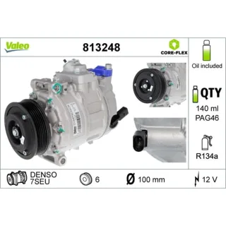 Valeo Klimakompressor VW Multivan Transporter T5 2.0 TDI